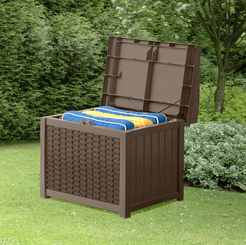 Suncast Rattan Storage Cube & Reviews Wayfair.co.uk